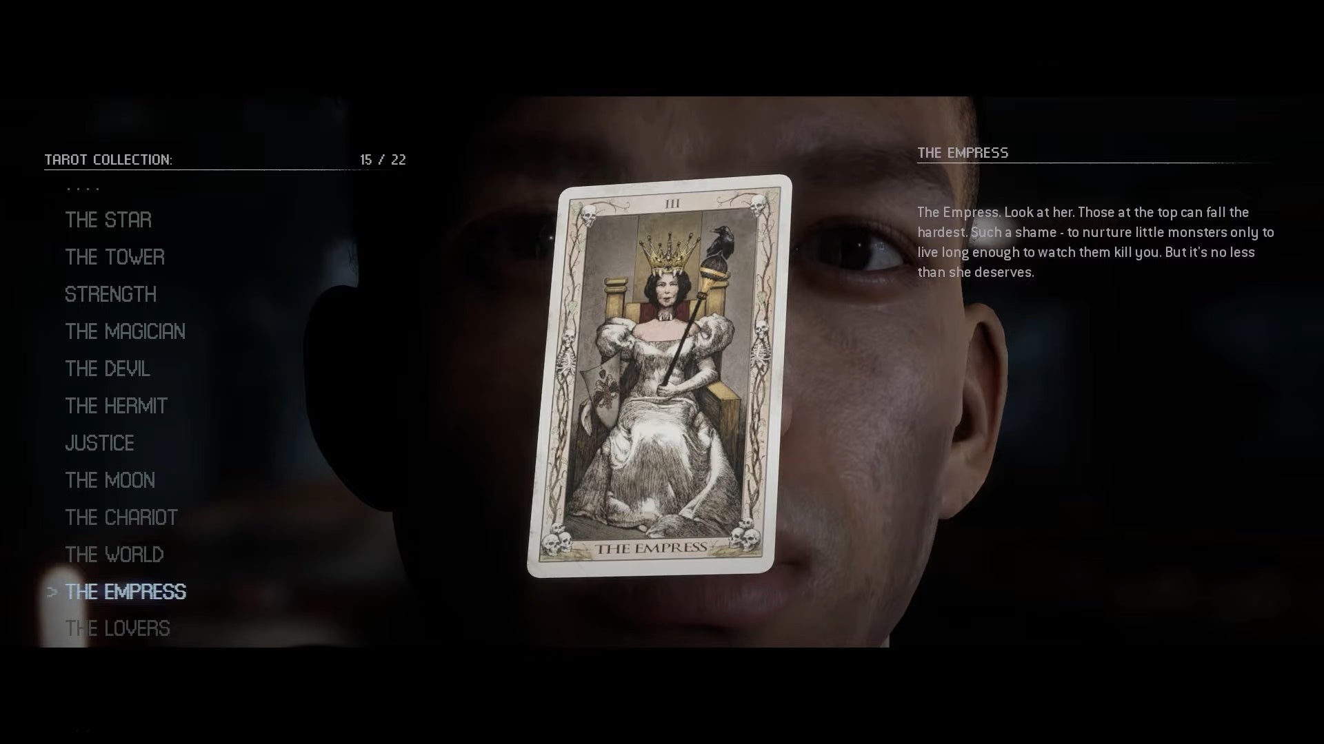 The Quarry Tarot Cards locations